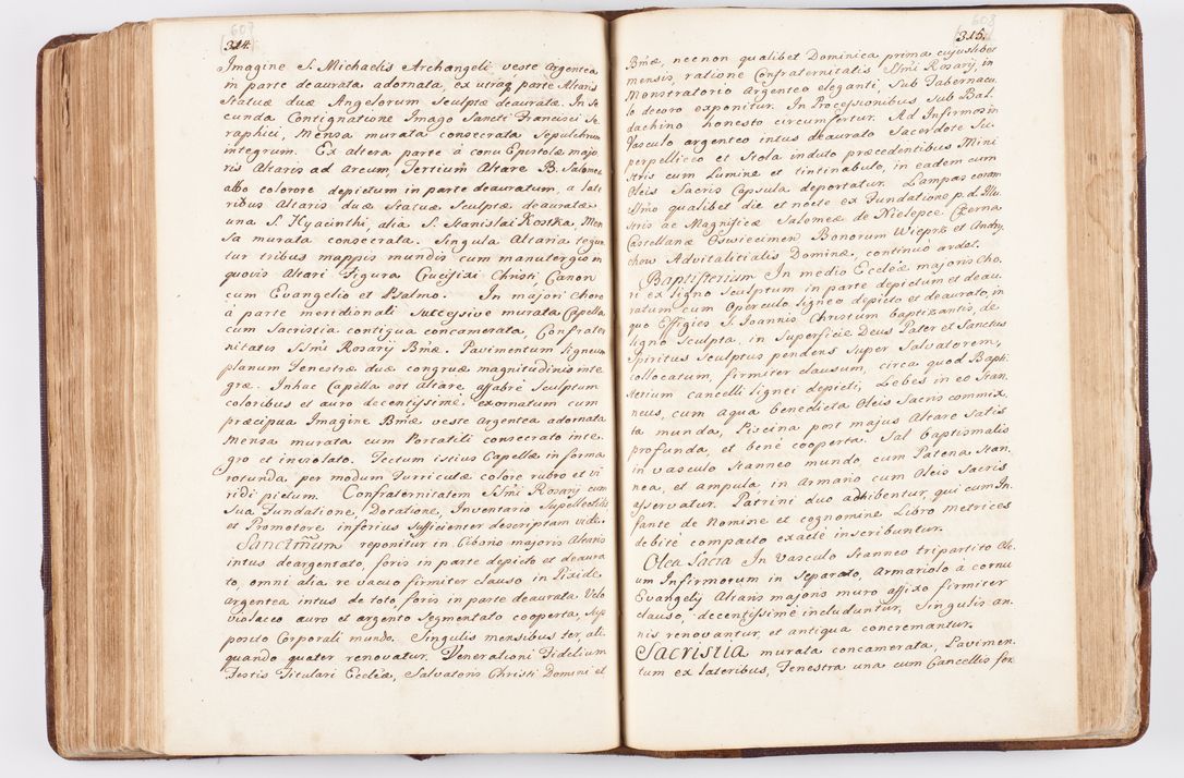 Zdjęcie nr 302 dla obiektu archiwalnego: Visitatio ecclesiarum parochialium, praebendarum, capellarum, hospitalium atque confraternitatum, nec non beneficiorum in decanatibus Oswiecimensis et Zathoriensis, archidiaconatus et officialatus Cracoviensis existentium per R.D. Franciscum Lanckoroński, canonicum cathedralem Cracoviensem, visitatorem delegatum a.D. 1747 et 1748 expedita