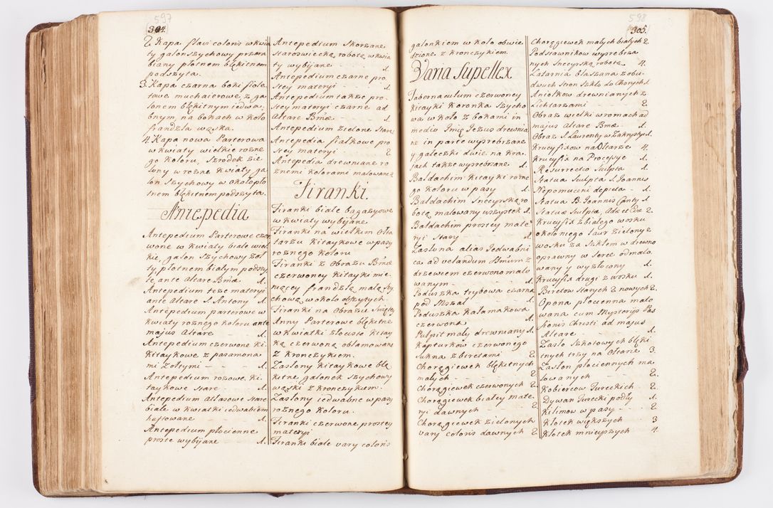 Zdjęcie nr 297 dla obiektu archiwalnego: Visitatio ecclesiarum parochialium, praebendarum, capellarum, hospitalium atque confraternitatum, nec non beneficiorum in decanatibus Oswiecimensis et Zathoriensis, archidiaconatus et officialatus Cracoviensis existentium per R.D. Franciscum Lanckoroński, canonicum cathedralem Cracoviensem, visitatorem delegatum a.D. 1747 et 1748 expedita