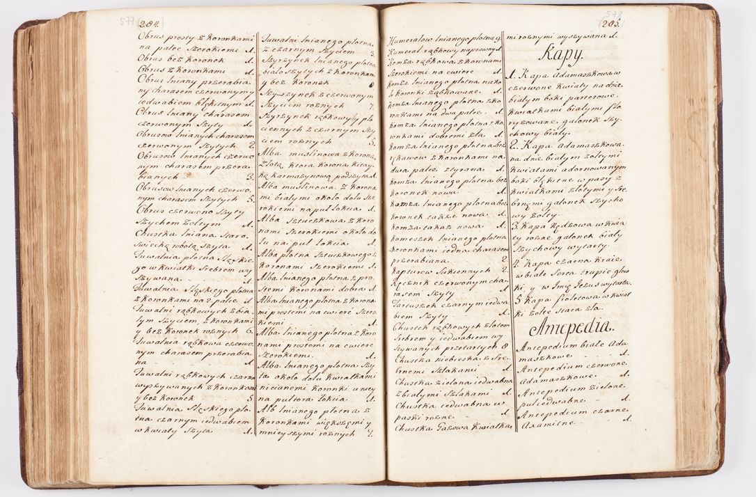 Zdjęcie nr 287 dla obiektu archiwalnego: Visitatio ecclesiarum parochialium, praebendarum, capellarum, hospitalium atque confraternitatum, nec non beneficiorum in decanatibus Oswiecimensis et Zathoriensis, archidiaconatus et officialatus Cracoviensis existentium per R.D. Franciscum Lanckoroński, canonicum cathedralem Cracoviensem, visitatorem delegatum a.D. 1747 et 1748 expedita