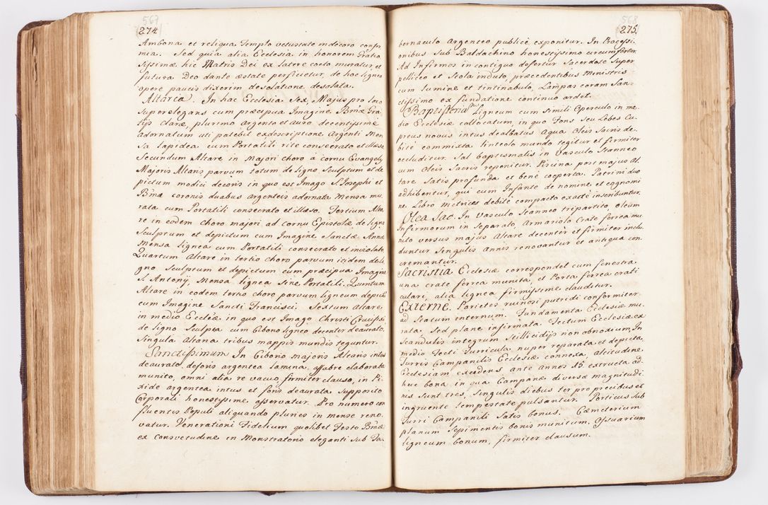 Zdjęcie nr 282 dla obiektu archiwalnego: Visitatio ecclesiarum parochialium, praebendarum, capellarum, hospitalium atque confraternitatum, nec non beneficiorum in decanatibus Oswiecimensis et Zathoriensis, archidiaconatus et officialatus Cracoviensis existentium per R.D. Franciscum Lanckoroński, canonicum cathedralem Cracoviensem, visitatorem delegatum a.D. 1747 et 1748 expedita