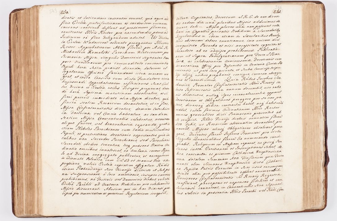 Zdjęcie nr 270 dla obiektu archiwalnego: Visitatio ecclesiarum parochialium, praebendarum, capellarum, hospitalium atque confraternitatum, nec non beneficiorum in decanatibus Oswiecimensis et Zathoriensis, archidiaconatus et officialatus Cracoviensis existentium per R.D. Franciscum Lanckoroński, canonicum cathedralem Cracoviensem, visitatorem delegatum a.D. 1747 et 1748 expedita