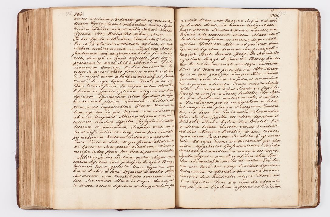 Zdjęcie nr 248 dla obiektu archiwalnego: Visitatio ecclesiarum parochialium, praebendarum, capellarum, hospitalium atque confraternitatum, nec non beneficiorum in decanatibus Oswiecimensis et Zathoriensis, archidiaconatus et officialatus Cracoviensis existentium per R.D. Franciscum Lanckoroński, canonicum cathedralem Cracoviensem, visitatorem delegatum a.D. 1747 et 1748 expedita