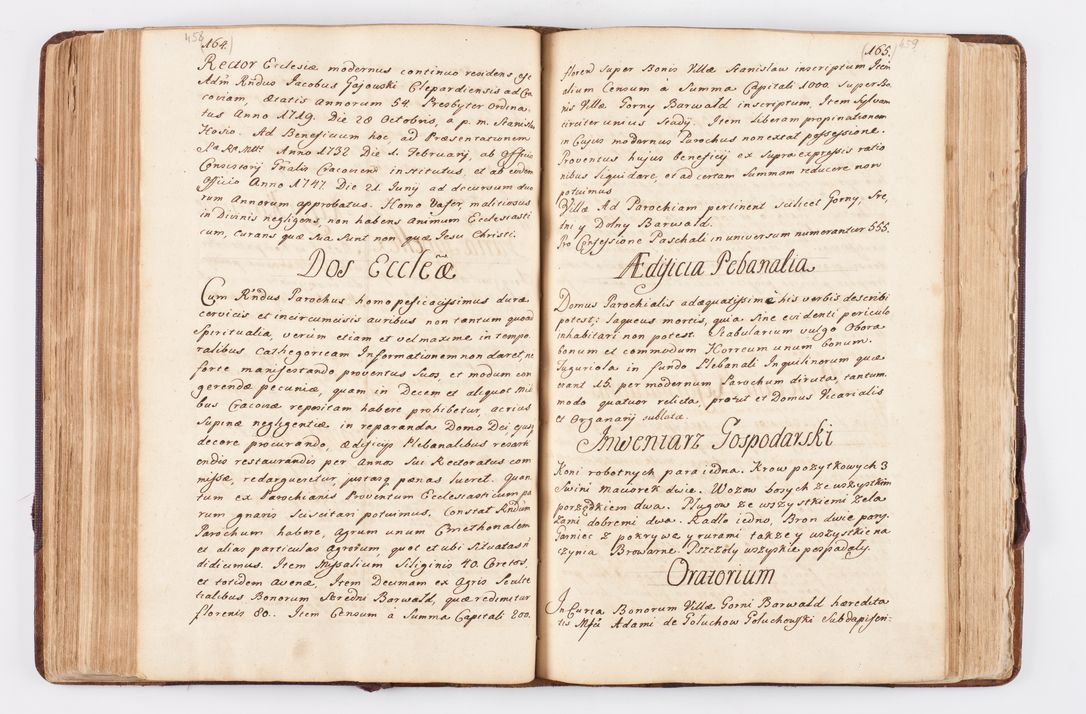 Zdjęcie nr 226 dla obiektu archiwalnego: Visitatio ecclesiarum parochialium, praebendarum, capellarum, hospitalium atque confraternitatum, nec non beneficiorum in decanatibus Oswiecimensis et Zathoriensis, archidiaconatus et officialatus Cracoviensis existentium per R.D. Franciscum Lanckoroński, canonicum cathedralem Cracoviensem, visitatorem delegatum a.D. 1747 et 1748 expedita