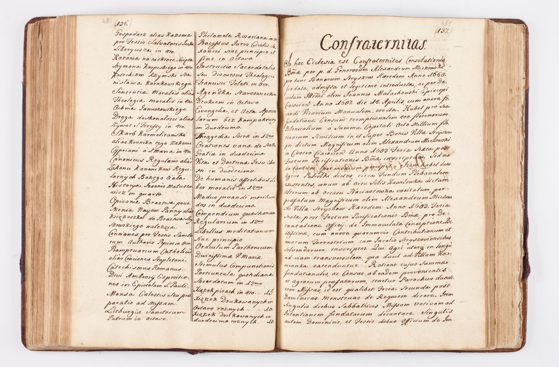 Zdjęcie nr 211 dla obiektu archiwalnego: Visitatio ecclesiarum parochialium, praebendarum, capellarum, hospitalium atque confraternitatum, nec non beneficiorum in decanatibus Oswiecimensis et Zathoriensis, archidiaconatus et officialatus Cracoviensis existentium per R.D. Franciscum Lanckoroński, canonicum cathedralem Cracoviensem, visitatorem delegatum a.D. 1747 et 1748 expedita