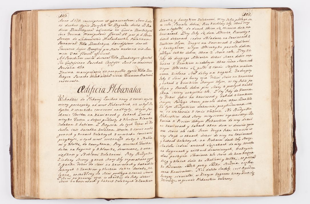 Zdjęcie nr 195 dla obiektu archiwalnego: Visitatio ecclesiarum parochialium, praebendarum, capellarum, hospitalium atque confraternitatum, nec non beneficiorum in decanatibus Oswiecimensis et Zathoriensis, archidiaconatus et officialatus Cracoviensis existentium per R.D. Franciscum Lanckoroński, canonicum cathedralem Cracoviensem, visitatorem delegatum a.D. 1747 et 1748 expedita