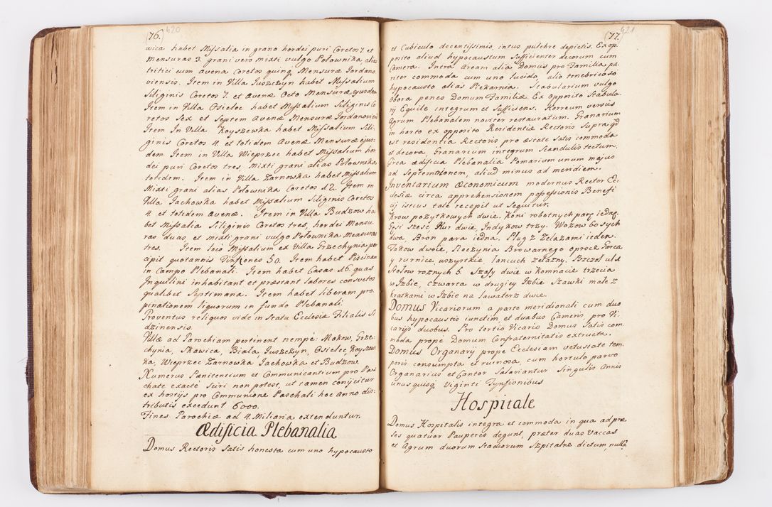 Zdjęcie nr 180 dla obiektu archiwalnego: Visitatio ecclesiarum parochialium, praebendarum, capellarum, hospitalium atque confraternitatum, nec non beneficiorum in decanatibus Oswiecimensis et Zathoriensis, archidiaconatus et officialatus Cracoviensis existentium per R.D. Franciscum Lanckoroński, canonicum cathedralem Cracoviensem, visitatorem delegatum a.D. 1747 et 1748 expedita