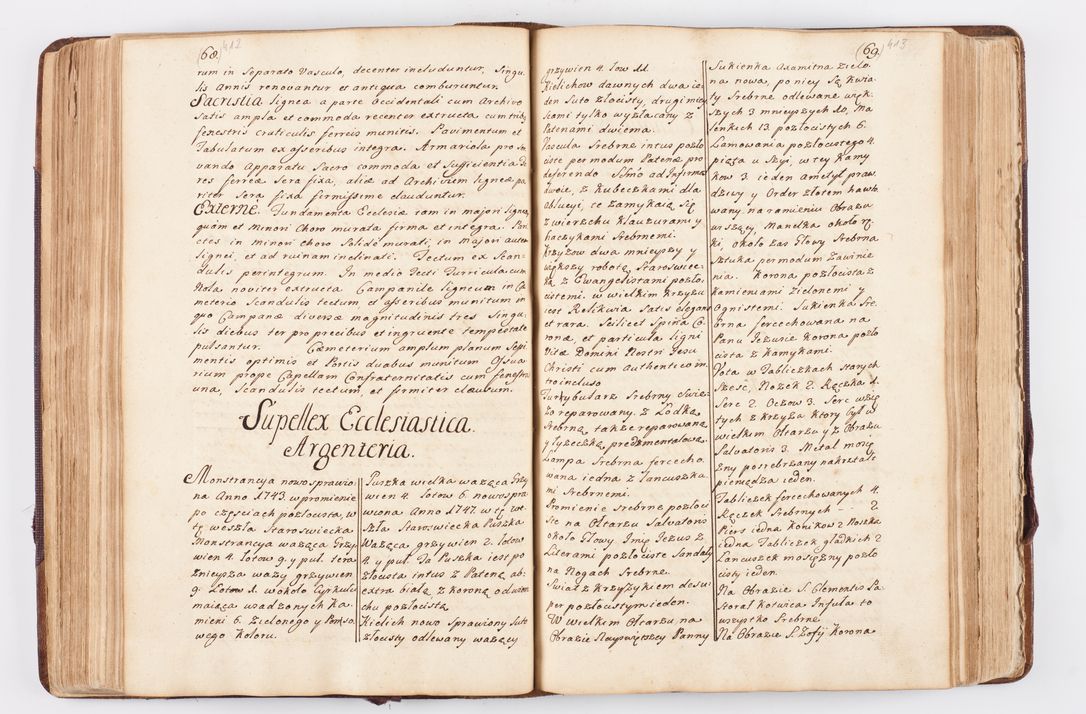 Zdjęcie nr 176 dla obiektu archiwalnego: Visitatio ecclesiarum parochialium, praebendarum, capellarum, hospitalium atque confraternitatum, nec non beneficiorum in decanatibus Oswiecimensis et Zathoriensis, archidiaconatus et officialatus Cracoviensis existentium per R.D. Franciscum Lanckoroński, canonicum cathedralem Cracoviensem, visitatorem delegatum a.D. 1747 et 1748 expedita