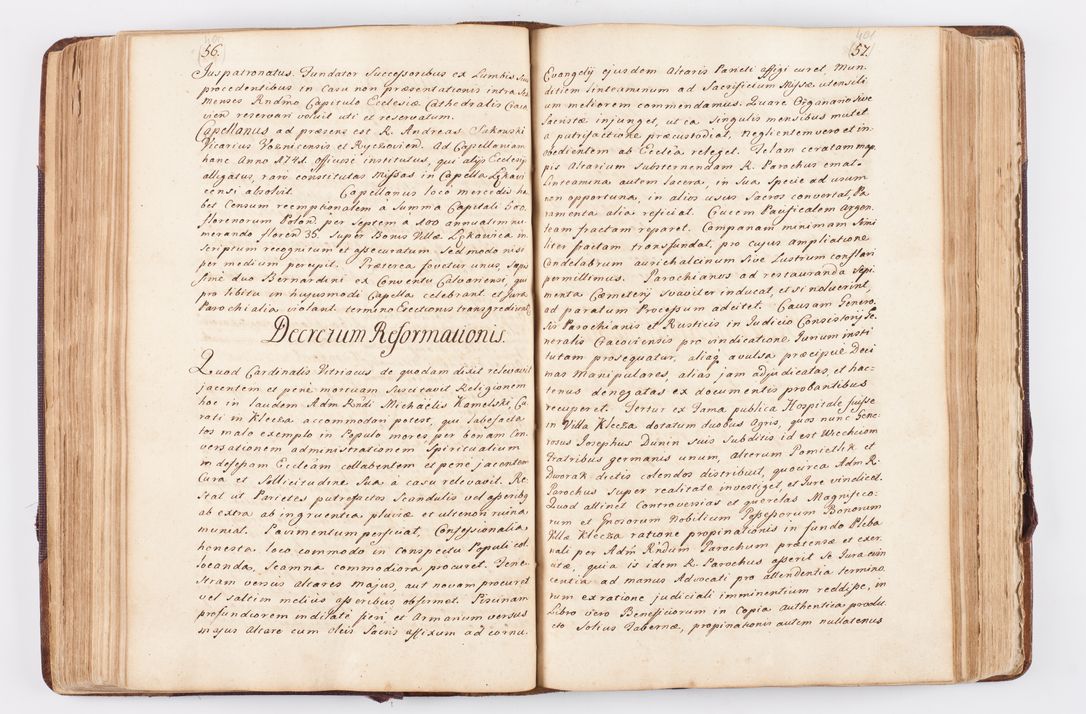 Zdjęcie nr 170 dla obiektu archiwalnego: Visitatio ecclesiarum parochialium, praebendarum, capellarum, hospitalium atque confraternitatum, nec non beneficiorum in decanatibus Oswiecimensis et Zathoriensis, archidiaconatus et officialatus Cracoviensis existentium per R.D. Franciscum Lanckoroński, canonicum cathedralem Cracoviensem, visitatorem delegatum a.D. 1747 et 1748 expedita