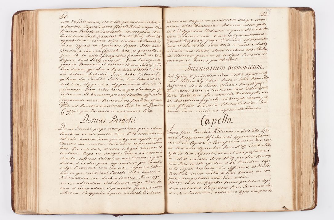 Zdjęcie nr 168 dla obiektu archiwalnego: Visitatio ecclesiarum parochialium, praebendarum, capellarum, hospitalium atque confraternitatum, nec non beneficiorum in decanatibus Oswiecimensis et Zathoriensis, archidiaconatus et officialatus Cracoviensis existentium per R.D. Franciscum Lanckoroński, canonicum cathedralem Cracoviensem, visitatorem delegatum a.D. 1747 et 1748 expedita