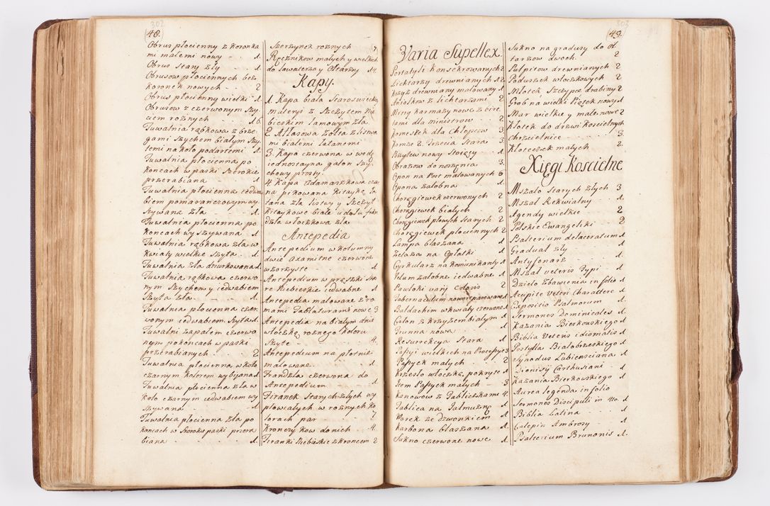 Zdjęcie nr 165 dla obiektu archiwalnego: Visitatio ecclesiarum parochialium, praebendarum, capellarum, hospitalium atque confraternitatum, nec non beneficiorum in decanatibus Oswiecimensis et Zathoriensis, archidiaconatus et officialatus Cracoviensis existentium per R.D. Franciscum Lanckoroński, canonicum cathedralem Cracoviensem, visitatorem delegatum a.D. 1747 et 1748 expedita