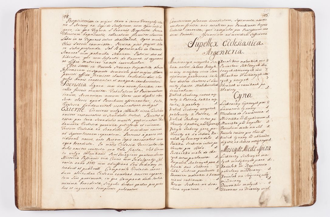 Zdjęcie nr 163 dla obiektu archiwalnego: Visitatio ecclesiarum parochialium, praebendarum, capellarum, hospitalium atque confraternitatum, nec non beneficiorum in decanatibus Oswiecimensis et Zathoriensis, archidiaconatus et officialatus Cracoviensis existentium per R.D. Franciscum Lanckoroński, canonicum cathedralem Cracoviensem, visitatorem delegatum a.D. 1747 et 1748 expedita