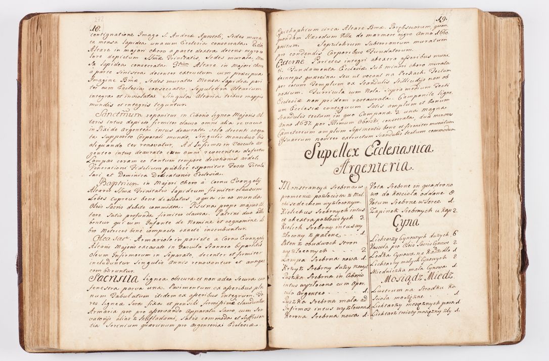 Zdjęcie nr 150 dla obiektu archiwalnego: Visitatio ecclesiarum parochialium, praebendarum, capellarum, hospitalium atque confraternitatum, nec non beneficiorum in decanatibus Oswiecimensis et Zathoriensis, archidiaconatus et officialatus Cracoviensis existentium per R.D. Franciscum Lanckoroński, canonicum cathedralem Cracoviensem, visitatorem delegatum a.D. 1747 et 1748 expedita