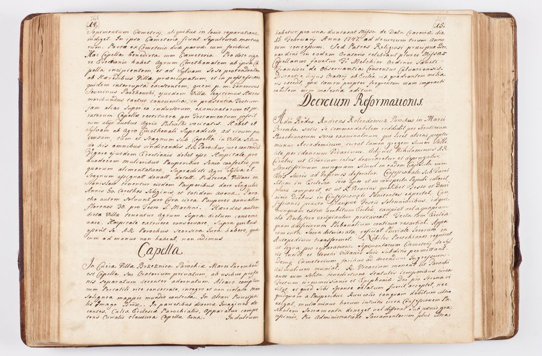 Zdjęcie nr 148 dla obiektu archiwalnego: Visitatio ecclesiarum parochialium, praebendarum, capellarum, hospitalium atque confraternitatum, nec non beneficiorum in decanatibus Oswiecimensis et Zathoriensis, archidiaconatus et officialatus Cracoviensis existentium per R.D. Franciscum Lanckoroński, canonicum cathedralem Cracoviensem, visitatorem delegatum a.D. 1747 et 1748 expedita