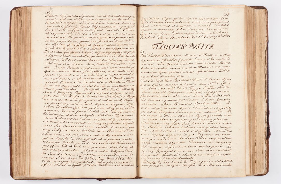 Zdjęcie nr 149 dla obiektu archiwalnego: Visitatio ecclesiarum parochialium, praebendarum, capellarum, hospitalium atque confraternitatum, nec non beneficiorum in decanatibus Oswiecimensis et Zathoriensis, archidiaconatus et officialatus Cracoviensis existentium per R.D. Franciscum Lanckoroński, canonicum cathedralem Cracoviensem, visitatorem delegatum a.D. 1747 et 1748 expedita