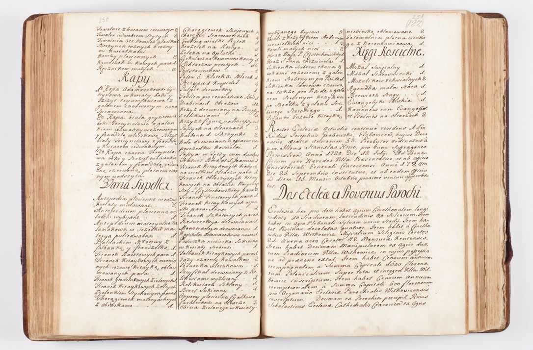 Zdjęcie nr 139 dla obiektu archiwalnego: Visitatio ecclesiarum parochialium, praebendarum, capellarum, hospitalium atque confraternitatum, nec non beneficiorum in decanatibus Oswiecimensis et Zathoriensis, archidiaconatus et officialatus Cracoviensis existentium per R.D. Franciscum Lanckoroński, canonicum cathedralem Cracoviensem, visitatorem delegatum a.D. 1747 et 1748 expedita
