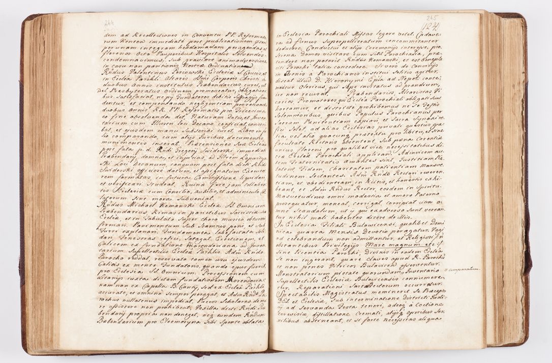 Zdjęcie nr 136 dla obiektu archiwalnego: Visitatio ecclesiarum parochialium, praebendarum, capellarum, hospitalium atque confraternitatum, nec non beneficiorum in decanatibus Oswiecimensis et Zathoriensis, archidiaconatus et officialatus Cracoviensis existentium per R.D. Franciscum Lanckoroński, canonicum cathedralem Cracoviensem, visitatorem delegatum a.D. 1747 et 1748 expedita