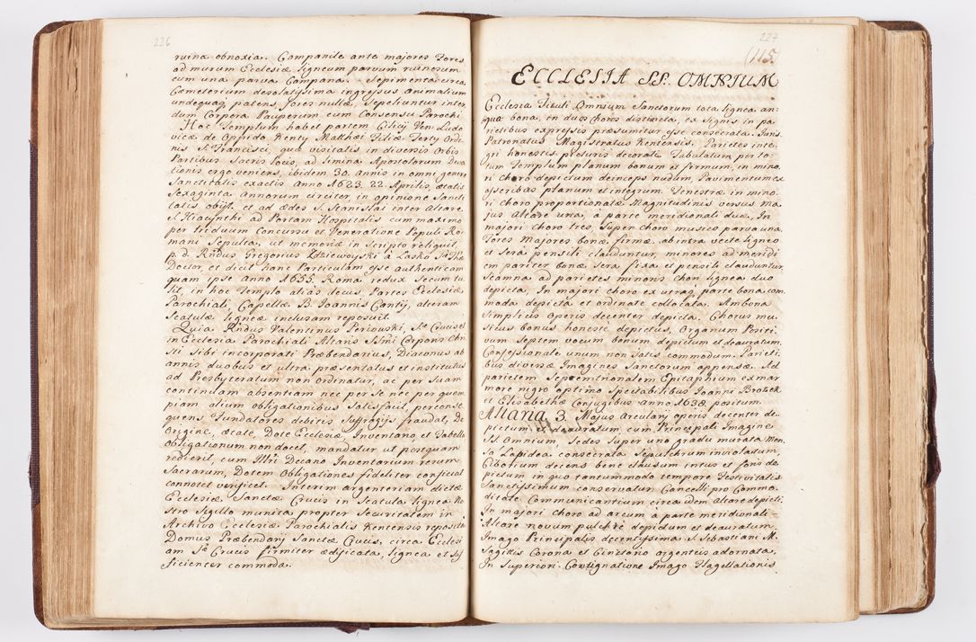 Zdjęcie nr 128 dla obiektu archiwalnego: Visitatio ecclesiarum parochialium, praebendarum, capellarum, hospitalium atque confraternitatum, nec non beneficiorum in decanatibus Oswiecimensis et Zathoriensis, archidiaconatus et officialatus Cracoviensis existentium per R.D. Franciscum Lanckoroński, canonicum cathedralem Cracoviensem, visitatorem delegatum a.D. 1747 et 1748 expedita