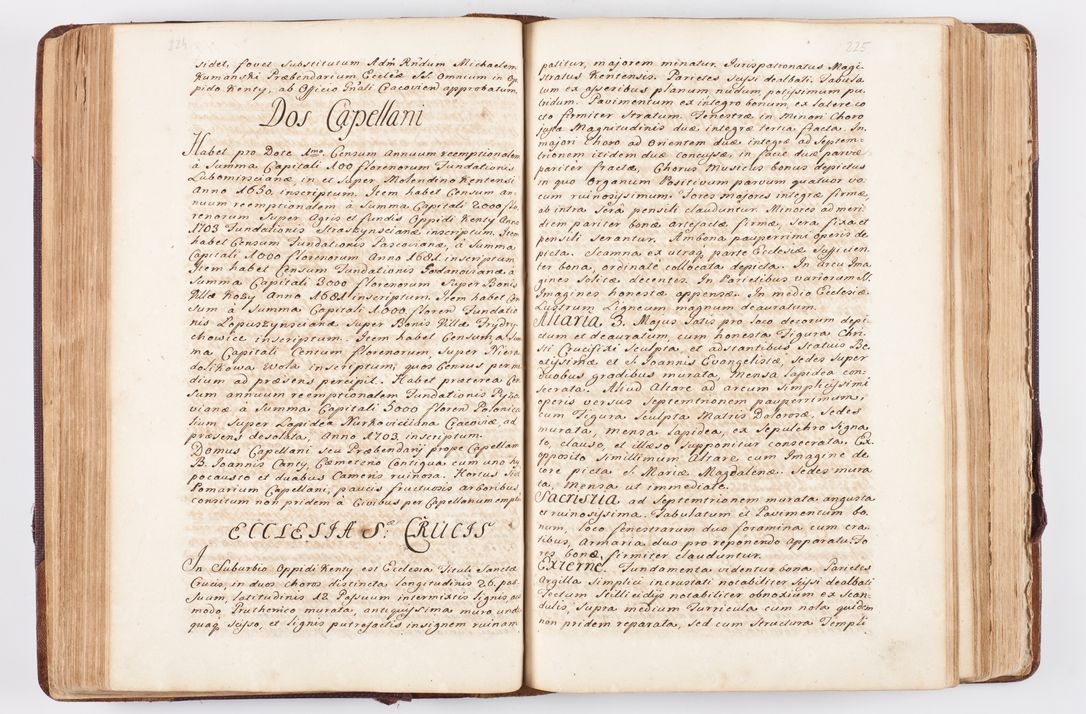 Zdjęcie nr 127 dla obiektu archiwalnego: Visitatio ecclesiarum parochialium, praebendarum, capellarum, hospitalium atque confraternitatum, nec non beneficiorum in decanatibus Oswiecimensis et Zathoriensis, archidiaconatus et officialatus Cracoviensis existentium per R.D. Franciscum Lanckoroński, canonicum cathedralem Cracoviensem, visitatorem delegatum a.D. 1747 et 1748 expedita