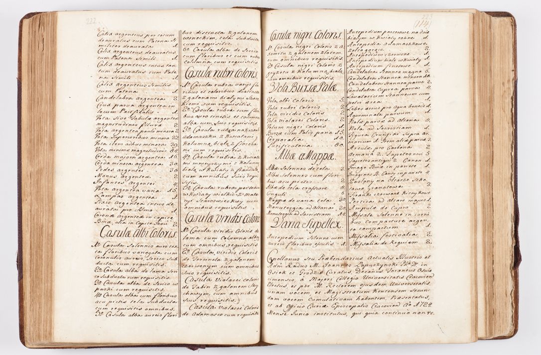 Zdjęcie nr 126 dla obiektu archiwalnego: Visitatio ecclesiarum parochialium, praebendarum, capellarum, hospitalium atque confraternitatum, nec non beneficiorum in decanatibus Oswiecimensis et Zathoriensis, archidiaconatus et officialatus Cracoviensis existentium per R.D. Franciscum Lanckoroński, canonicum cathedralem Cracoviensem, visitatorem delegatum a.D. 1747 et 1748 expedita