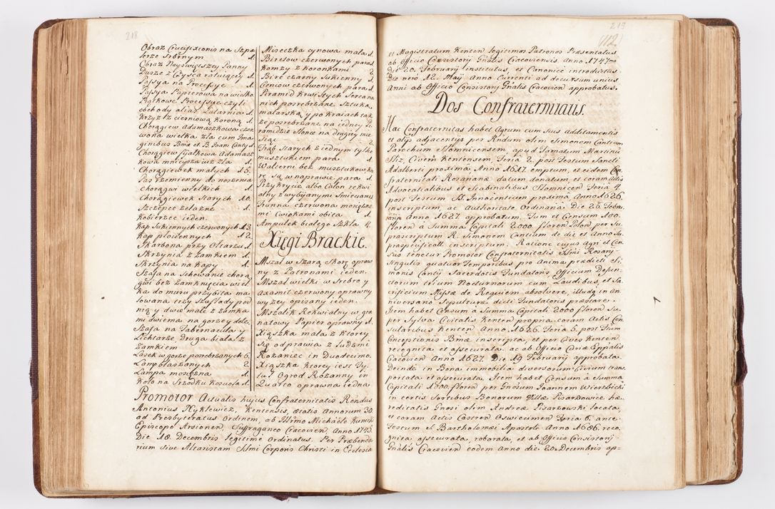 Zdjęcie nr 124 dla obiektu archiwalnego: Visitatio ecclesiarum parochialium, praebendarum, capellarum, hospitalium atque confraternitatum, nec non beneficiorum in decanatibus Oswiecimensis et Zathoriensis, archidiaconatus et officialatus Cracoviensis existentium per R.D. Franciscum Lanckoroński, canonicum cathedralem Cracoviensem, visitatorem delegatum a.D. 1747 et 1748 expedita