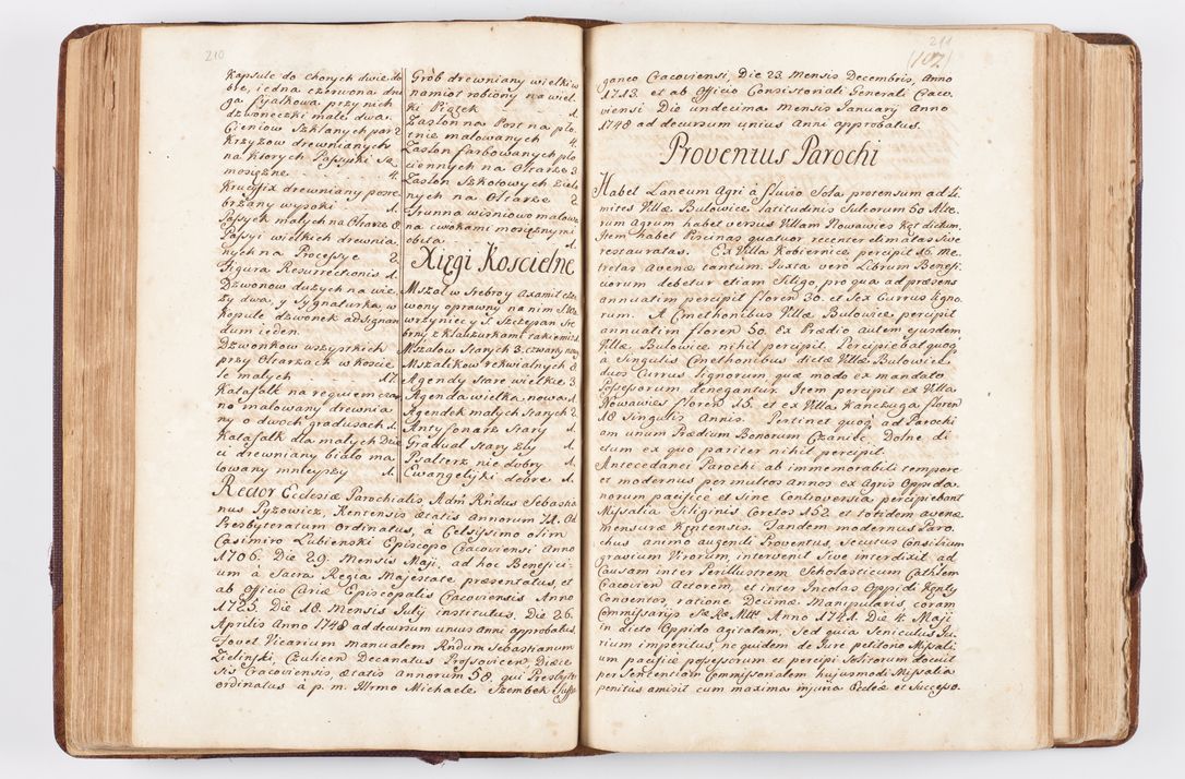 Zdjęcie nr 118 dla obiektu archiwalnego: Visitatio ecclesiarum parochialium, praebendarum, capellarum, hospitalium atque confraternitatum, nec non beneficiorum in decanatibus Oswiecimensis et Zathoriensis, archidiaconatus et officialatus Cracoviensis existentium per R.D. Franciscum Lanckoroński, canonicum cathedralem Cracoviensem, visitatorem delegatum a.D. 1747 et 1748 expedita