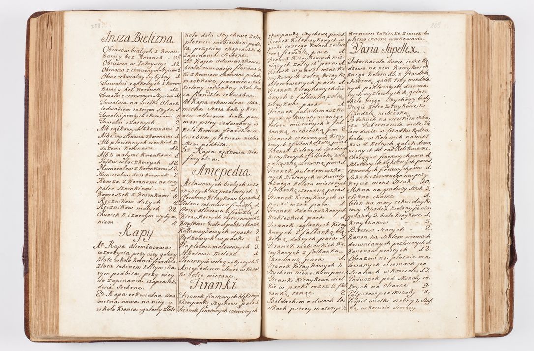 Zdjęcie nr 117 dla obiektu archiwalnego: Visitatio ecclesiarum parochialium, praebendarum, capellarum, hospitalium atque confraternitatum, nec non beneficiorum in decanatibus Oswiecimensis et Zathoriensis, archidiaconatus et officialatus Cracoviensis existentium per R.D. Franciscum Lanckoroński, canonicum cathedralem Cracoviensem, visitatorem delegatum a.D. 1747 et 1748 expedita