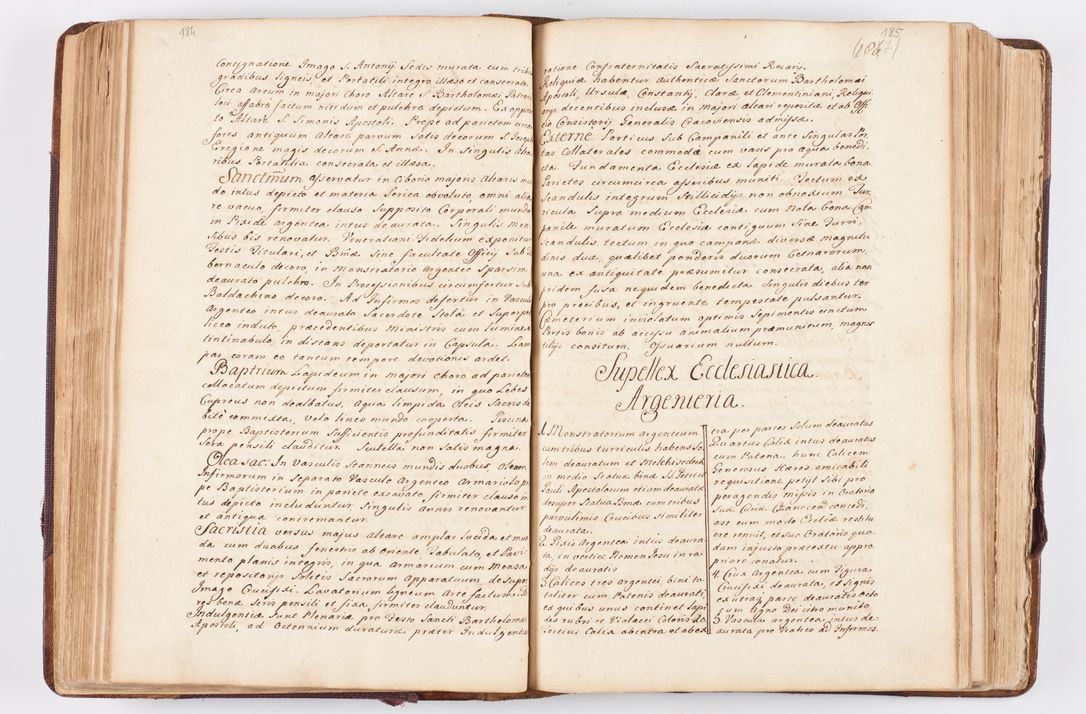 Zdjęcie nr 103 dla obiektu archiwalnego: Visitatio ecclesiarum parochialium, praebendarum, capellarum, hospitalium atque confraternitatum, nec non beneficiorum in decanatibus Oswiecimensis et Zathoriensis, archidiaconatus et officialatus Cracoviensis existentium per R.D. Franciscum Lanckoroński, canonicum cathedralem Cracoviensem, visitatorem delegatum a.D. 1747 et 1748 expedita