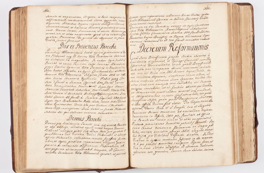 Zdjęcie nr 85 dla obiektu archiwalnego: Visitatio ecclesiarum parochialium, praebendarum, capellarum, hospitalium atque confraternitatum, nec non beneficiorum in decanatibus Oswiecimensis et Zathoriensis, archidiaconatus et officialatus Cracoviensis existentium per R.D. Franciscum Lanckoroński, canonicum cathedralem Cracoviensem, visitatorem delegatum a.D. 1747 et 1748 expedita