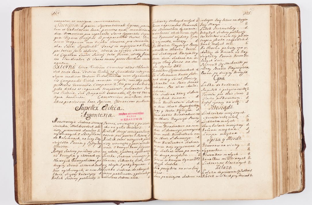 Zdjęcie nr 72 dla obiektu archiwalnego: Visitatio ecclesiarum parochialium, praebendarum, capellarum, hospitalium atque confraternitatum, nec non beneficiorum in decanatibus Oswiecimensis et Zathoriensis, archidiaconatus et officialatus Cracoviensis existentium per R.D. Franciscum Lanckoroński, canonicum cathedralem Cracoviensem, visitatorem delegatum a.D. 1747 et 1748 expedita