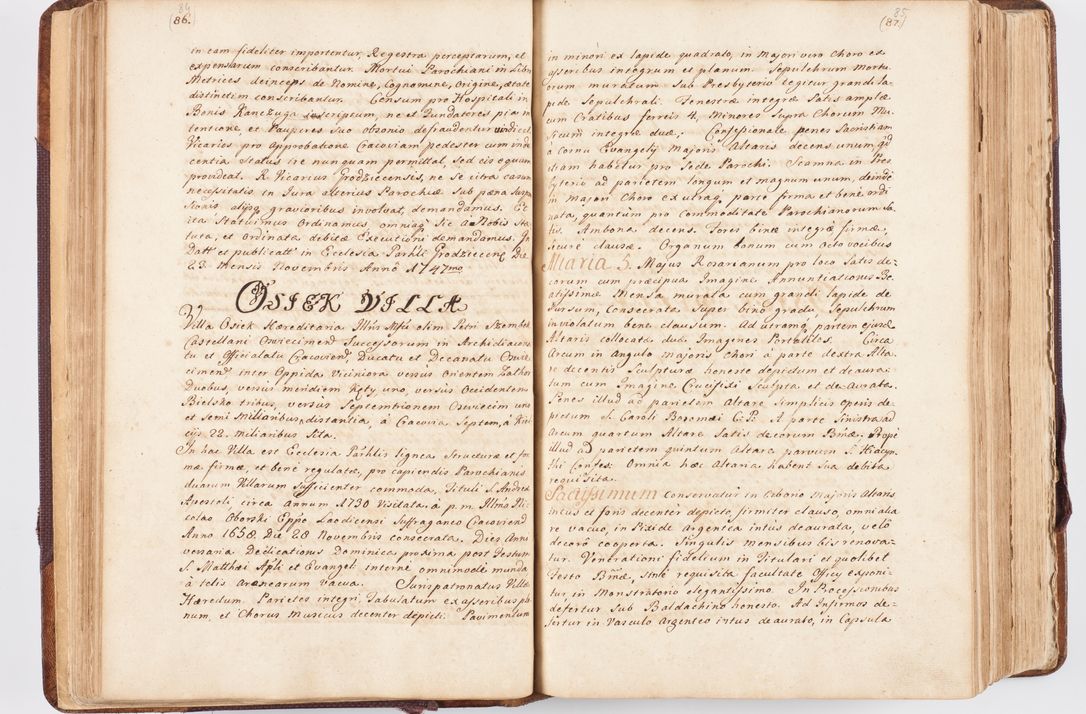 Zdjęcie nr 52 dla obiektu archiwalnego: Visitatio ecclesiarum parochialium, praebendarum, capellarum, hospitalium atque confraternitatum, nec non beneficiorum in decanatibus Oswiecimensis et Zathoriensis, archidiaconatus et officialatus Cracoviensis existentium per R.D. Franciscum Lanckoroński, canonicum cathedralem Cracoviensem, visitatorem delegatum a.D. 1747 et 1748 expedita
