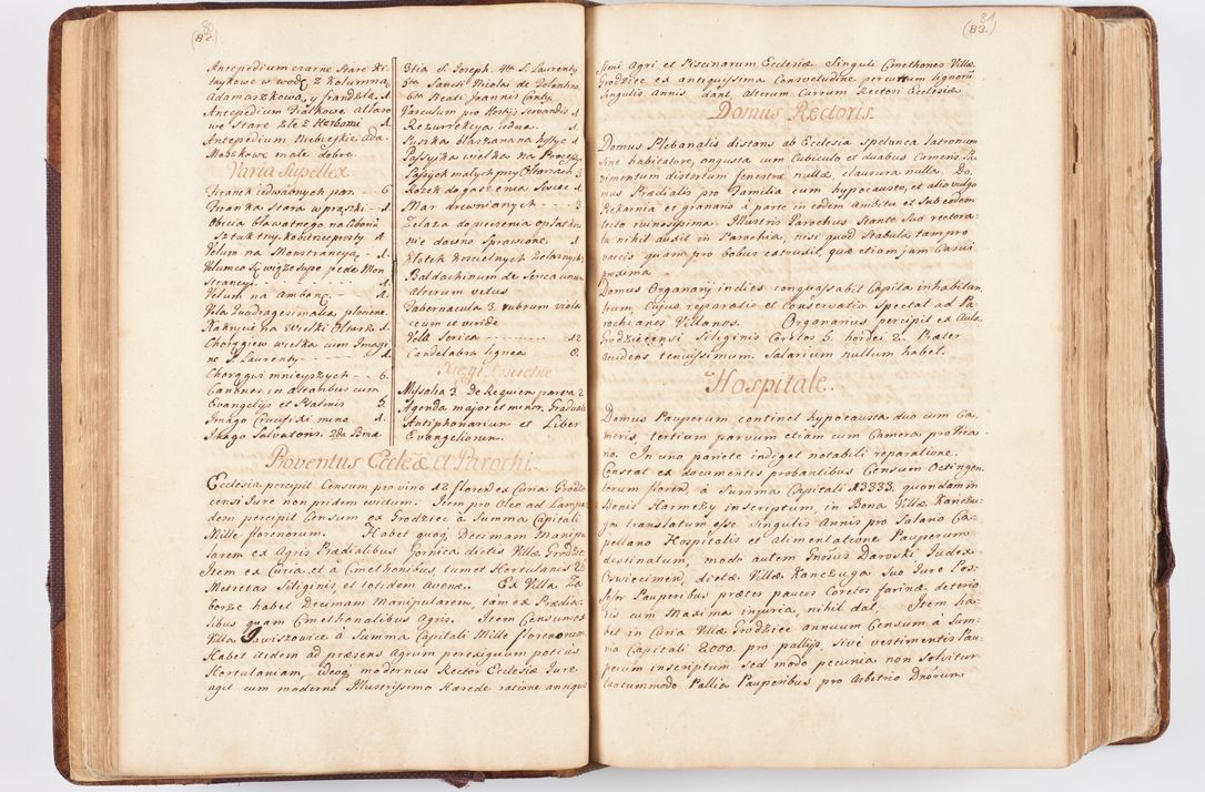 Zdjęcie nr 50 dla obiektu archiwalnego: Visitatio ecclesiarum parochialium, praebendarum, capellarum, hospitalium atque confraternitatum, nec non beneficiorum in decanatibus Oswiecimensis et Zathoriensis, archidiaconatus et officialatus Cracoviensis existentium per R.D. Franciscum Lanckoroński, canonicum cathedralem Cracoviensem, visitatorem delegatum a.D. 1747 et 1748 expedita