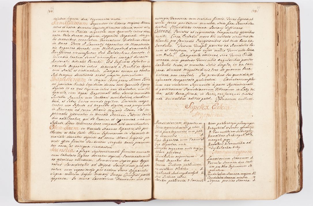 Zdjęcie nr 48 dla obiektu archiwalnego: Visitatio ecclesiarum parochialium, praebendarum, capellarum, hospitalium atque confraternitatum, nec non beneficiorum in decanatibus Oswiecimensis et Zathoriensis, archidiaconatus et officialatus Cracoviensis existentium per R.D. Franciscum Lanckoroński, canonicum cathedralem Cracoviensem, visitatorem delegatum a.D. 1747 et 1748 expedita