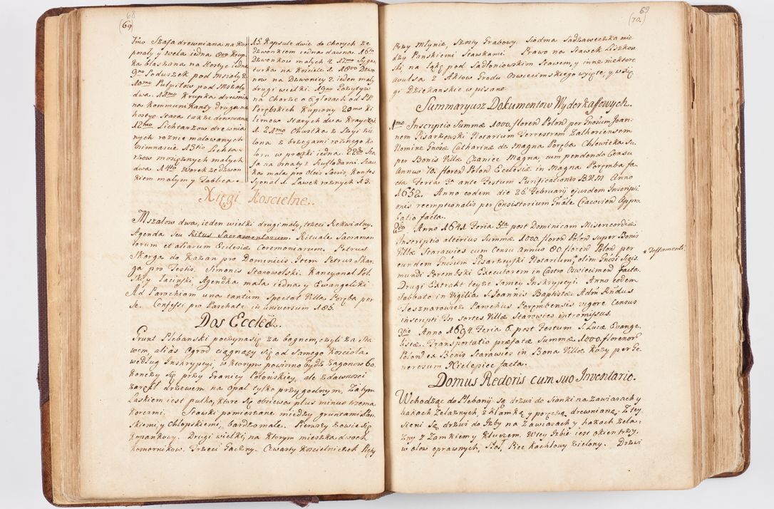 Zdjęcie nr 44 dla obiektu archiwalnego: Visitatio ecclesiarum parochialium, praebendarum, capellarum, hospitalium atque confraternitatum, nec non beneficiorum in decanatibus Oswiecimensis et Zathoriensis, archidiaconatus et officialatus Cracoviensis existentium per R.D. Franciscum Lanckoroński, canonicum cathedralem Cracoviensem, visitatorem delegatum a.D. 1747 et 1748 expedita