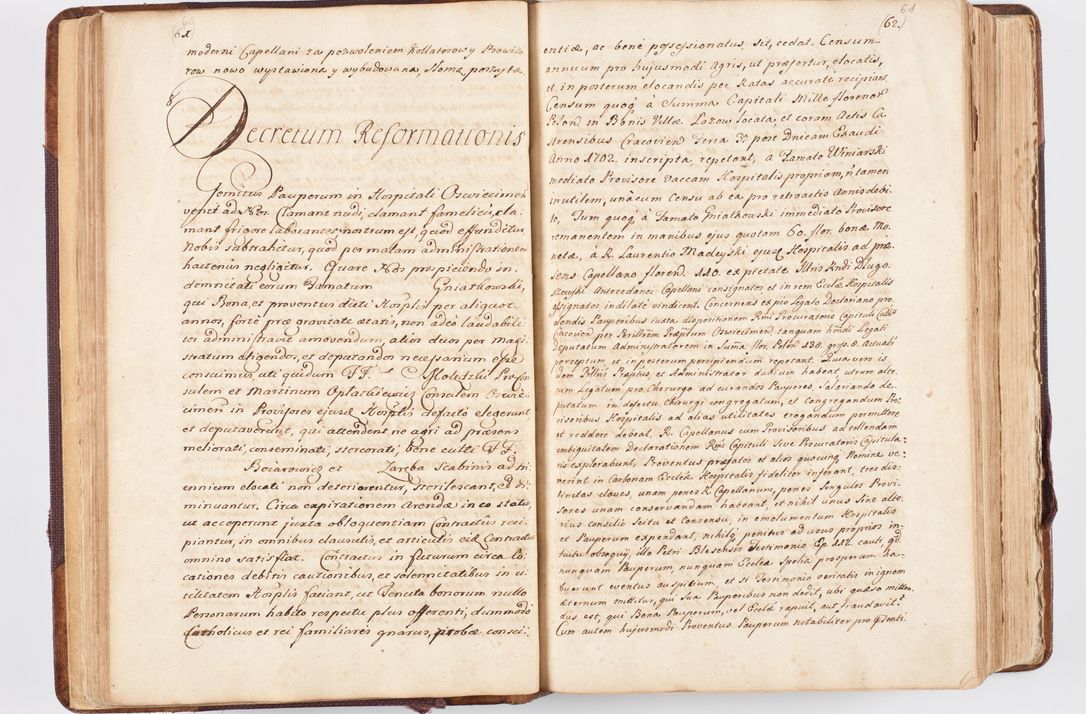 Zdjęcie nr 40 dla obiektu archiwalnego: Visitatio ecclesiarum parochialium, praebendarum, capellarum, hospitalium atque confraternitatum, nec non beneficiorum in decanatibus Oswiecimensis et Zathoriensis, archidiaconatus et officialatus Cracoviensis existentium per R.D. Franciscum Lanckoroński, canonicum cathedralem Cracoviensem, visitatorem delegatum a.D. 1747 et 1748 expedita