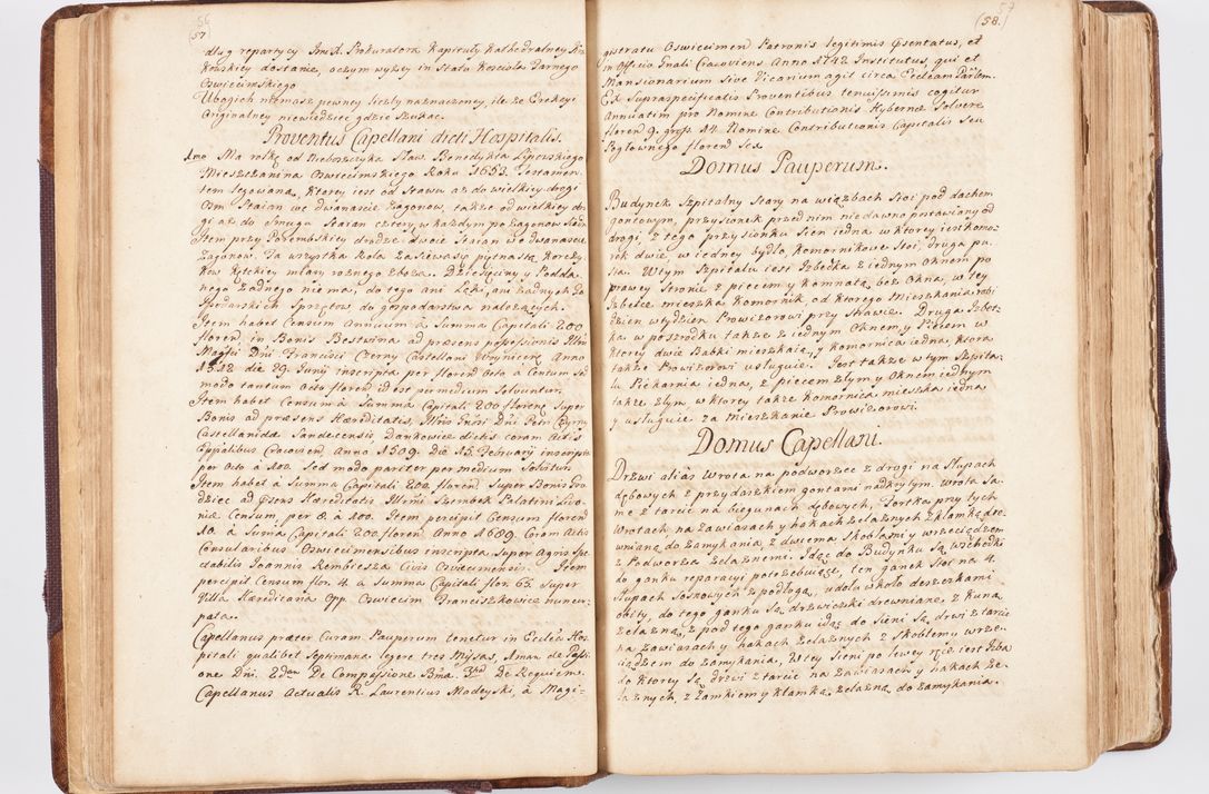 Zdjęcie nr 38 dla obiektu archiwalnego: Visitatio ecclesiarum parochialium, praebendarum, capellarum, hospitalium atque confraternitatum, nec non beneficiorum in decanatibus Oswiecimensis et Zathoriensis, archidiaconatus et officialatus Cracoviensis existentium per R.D. Franciscum Lanckoroński, canonicum cathedralem Cracoviensem, visitatorem delegatum a.D. 1747 et 1748 expedita