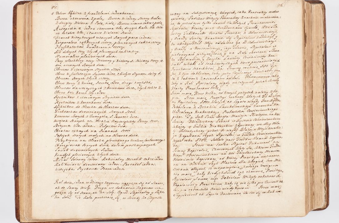 Zdjęcie nr 37 dla obiektu archiwalnego: Visitatio ecclesiarum parochialium, praebendarum, capellarum, hospitalium atque confraternitatum, nec non beneficiorum in decanatibus Oswiecimensis et Zathoriensis, archidiaconatus et officialatus Cracoviensis existentium per R.D. Franciscum Lanckoroński, canonicum cathedralem Cracoviensem, visitatorem delegatum a.D. 1747 et 1748 expedita