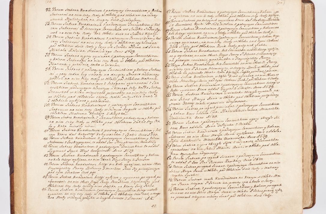 Zdjęcie nr 19 dla obiektu archiwalnego: Visitatio ecclesiarum parochialium, praebendarum, capellarum, hospitalium atque confraternitatum, nec non beneficiorum in decanatibus Oswiecimensis et Zathoriensis, archidiaconatus et officialatus Cracoviensis existentium per R.D. Franciscum Lanckoroński, canonicum cathedralem Cracoviensem, visitatorem delegatum a.D. 1747 et 1748 expedita