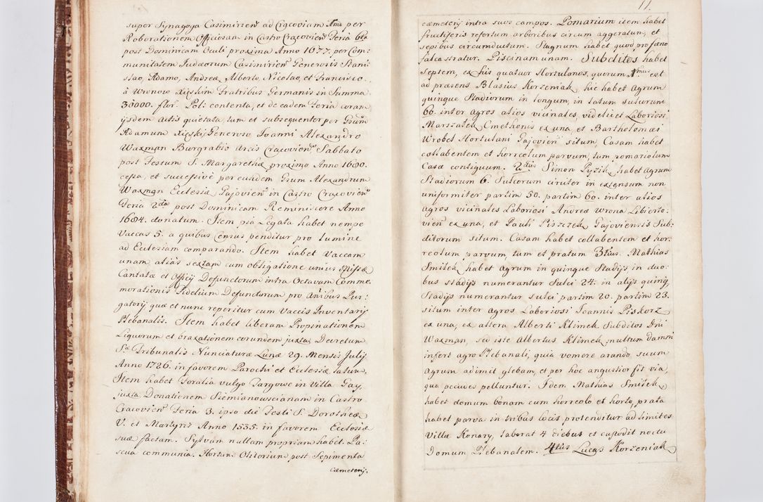 Zdjęcie nr 20 dla obiektu archiwalnego: Visitatio ecclesiarum parachialium, praebendarum, capellarum, hospitalium atque confraternitatum, nec non beneficiorum in decanatu Scaviensi foraneo, dioecesis, archidiaconatus et officialatus Cracoviensis consistentiu, ex speciali mandato Cel. Principis R.D. Andreae Stanislai Kostka in Załuskie Załuski, episcopi Cracoviensis canonicum, parochialis s. Nicolai ad Cracowiam praepositum, delegatum extraordinarium visitatorem a.D. 1748 