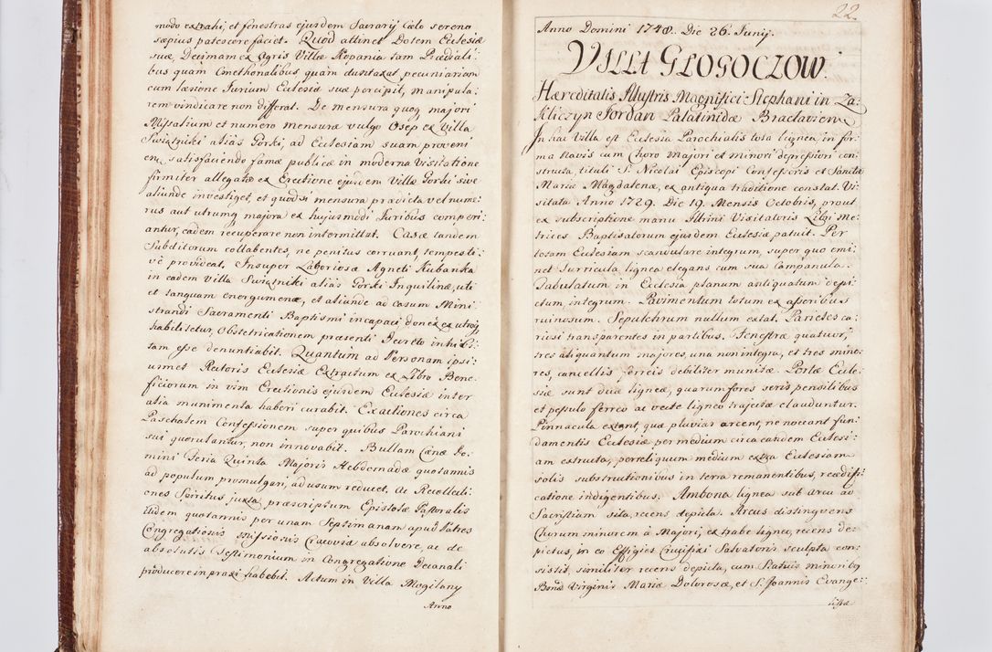 Zdjęcie nr 32 dla obiektu archiwalnego: Visitatio ecclesiarum parachialium, praebendarum, capellarum, hospitalium atque confraternitatum, nec non beneficiorum in decanatu Scaviensi foraneo, dioecesis, archidiaconatus et officialatus Cracoviensis consistentiu, ex speciali mandato Cel. Principis R.D. Andreae Stanislai Kostka in Załuskie Załuski, episcopi Cracoviensis canonicum, parochialis s. Nicolai ad Cracowiam praepositum, delegatum extraordinarium visitatorem a.D. 1748 