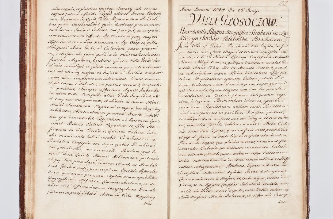 Zdjęcie nr 31 dla obiektu archiwalnego: Visitatio ecclesiarum parachialium, praebendarum, capellarum, hospitalium atque confraternitatum, nec non beneficiorum in decanatu Scaviensi foraneo, dioecesis, archidiaconatus et officialatus Cracoviensis consistentiu, ex speciali mandato Cel. Principis R.D. Andreae Stanislai Kostka in Załuskie Załuski, episcopi Cracoviensis canonicum, parochialis s. Nicolai ad Cracowiam praepositum, delegatum extraordinarium visitatorem a.D. 1748 
