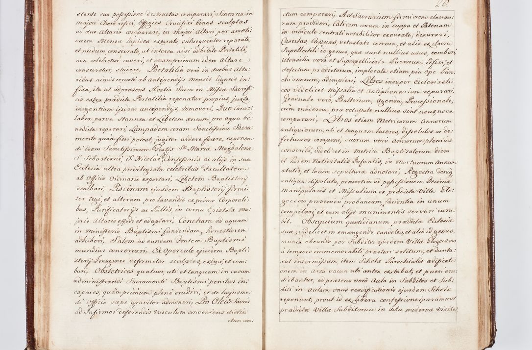 Zdjęcie nr 38 dla obiektu archiwalnego: Visitatio ecclesiarum parachialium, praebendarum, capellarum, hospitalium atque confraternitatum, nec non beneficiorum in decanatu Scaviensi foraneo, dioecesis, archidiaconatus et officialatus Cracoviensis consistentiu, ex speciali mandato Cel. Principis R.D. Andreae Stanislai Kostka in Załuskie Załuski, episcopi Cracoviensis canonicum, parochialis s. Nicolai ad Cracowiam praepositum, delegatum extraordinarium visitatorem a.D. 1748 