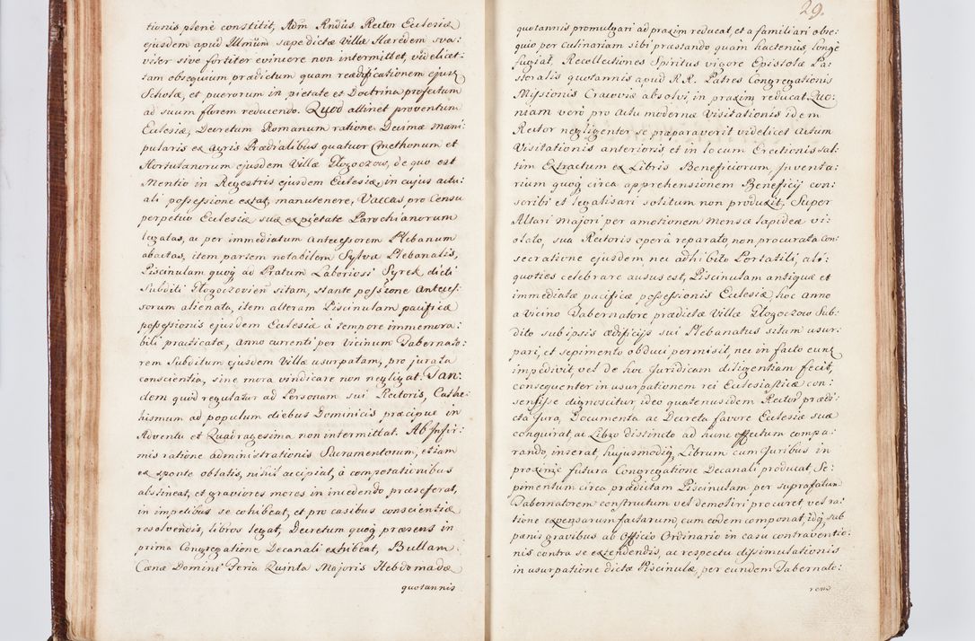 Zdjęcie nr 39 dla obiektu archiwalnego: Visitatio ecclesiarum parachialium, praebendarum, capellarum, hospitalium atque confraternitatum, nec non beneficiorum in decanatu Scaviensi foraneo, dioecesis, archidiaconatus et officialatus Cracoviensis consistentiu, ex speciali mandato Cel. Principis R.D. Andreae Stanislai Kostka in Załuskie Załuski, episcopi Cracoviensis canonicum, parochialis s. Nicolai ad Cracowiam praepositum, delegatum extraordinarium visitatorem a.D. 1748 
