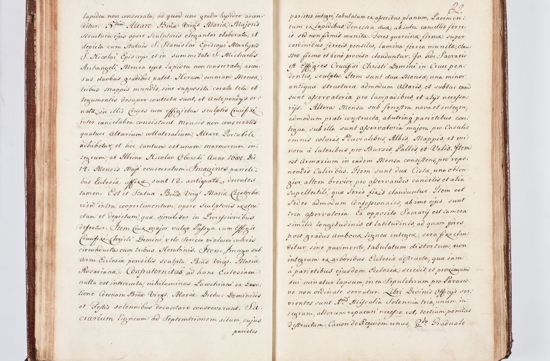 Zdjęcie nr 42 dla obiektu archiwalnego: Visitatio ecclesiarum parachialium, praebendarum, capellarum, hospitalium atque confraternitatum, nec non beneficiorum in decanatu Scaviensi foraneo, dioecesis, archidiaconatus et officialatus Cracoviensis consistentiu, ex speciali mandato Cel. Principis R.D. Andreae Stanislai Kostka in Załuskie Załuski, episcopi Cracoviensis canonicum, parochialis s. Nicolai ad Cracowiam praepositum, delegatum extraordinarium visitatorem a.D. 1748 