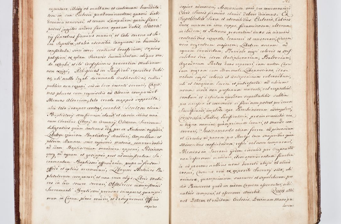 Zdjęcie nr 46 dla obiektu archiwalnego: Visitatio ecclesiarum parachialium, praebendarum, capellarum, hospitalium atque confraternitatum, nec non beneficiorum in decanatu Scaviensi foraneo, dioecesis, archidiaconatus et officialatus Cracoviensis consistentiu, ex speciali mandato Cel. Principis R.D. Andreae Stanislai Kostka in Załuskie Załuski, episcopi Cracoviensis canonicum, parochialis s. Nicolai ad Cracowiam praepositum, delegatum extraordinarium visitatorem a.D. 1748 