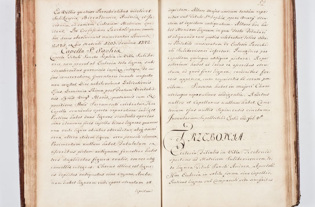Zdjęcie nr 62 dla obiektu archiwalnego: Visitatio ecclesiarum parachialium, praebendarum, capellarum, hospitalium atque confraternitatum, nec non beneficiorum in decanatu Scaviensi foraneo, dioecesis, archidiaconatus et officialatus Cracoviensis consistentiu, ex speciali mandato Cel. Principis R.D. Andreae Stanislai Kostka in Załuskie Załuski, episcopi Cracoviensis canonicum, parochialis s. Nicolai ad Cracowiam praepositum, delegatum extraordinarium visitatorem a.D. 1748 
