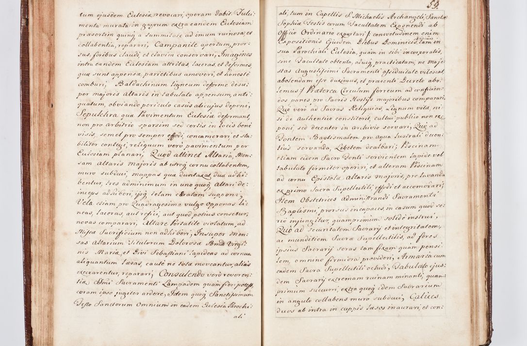 Zdjęcie nr 70 dla obiektu archiwalnego: Visitatio ecclesiarum parachialium, praebendarum, capellarum, hospitalium atque confraternitatum, nec non beneficiorum in decanatu Scaviensi foraneo, dioecesis, archidiaconatus et officialatus Cracoviensis consistentiu, ex speciali mandato Cel. Principis R.D. Andreae Stanislai Kostka in Załuskie Załuski, episcopi Cracoviensis canonicum, parochialis s. Nicolai ad Cracowiam praepositum, delegatum extraordinarium visitatorem a.D. 1748 