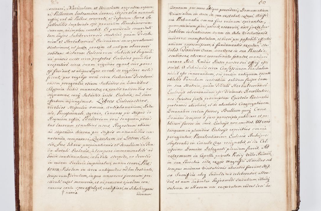 Zdjęcie nr 71 dla obiektu archiwalnego: Visitatio ecclesiarum parachialium, praebendarum, capellarum, hospitalium atque confraternitatum, nec non beneficiorum in decanatu Scaviensi foraneo, dioecesis, archidiaconatus et officialatus Cracoviensis consistentiu, ex speciali mandato Cel. Principis R.D. Andreae Stanislai Kostka in Załuskie Załuski, episcopi Cracoviensis canonicum, parochialis s. Nicolai ad Cracowiam praepositum, delegatum extraordinarium visitatorem a.D. 1748 