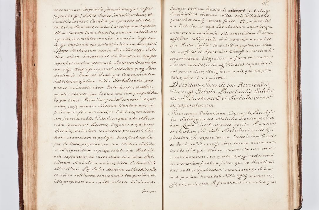Zdjęcie nr 74 dla obiektu archiwalnego: Visitatio ecclesiarum parachialium, praebendarum, capellarum, hospitalium atque confraternitatum, nec non beneficiorum in decanatu Scaviensi foraneo, dioecesis, archidiaconatus et officialatus Cracoviensis consistentiu, ex speciali mandato Cel. Principis R.D. Andreae Stanislai Kostka in Załuskie Załuski, episcopi Cracoviensis canonicum, parochialis s. Nicolai ad Cracowiam praepositum, delegatum extraordinarium visitatorem a.D. 1748 