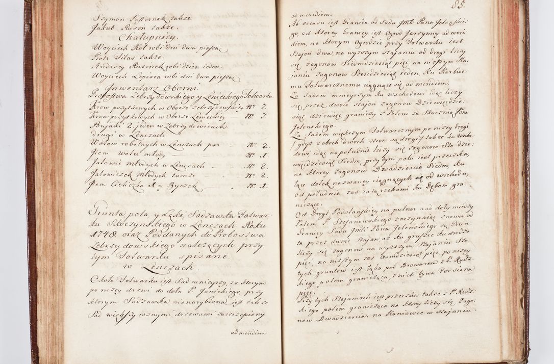 Zdjęcie nr 97 dla obiektu archiwalnego: Visitatio ecclesiarum parachialium, praebendarum, capellarum, hospitalium atque confraternitatum, nec non beneficiorum in decanatu Scaviensi foraneo, dioecesis, archidiaconatus et officialatus Cracoviensis consistentiu, ex speciali mandato Cel. Principis R.D. Andreae Stanislai Kostka in Załuskie Załuski, episcopi Cracoviensis canonicum, parochialis s. Nicolai ad Cracowiam praepositum, delegatum extraordinarium visitatorem a.D. 1748 