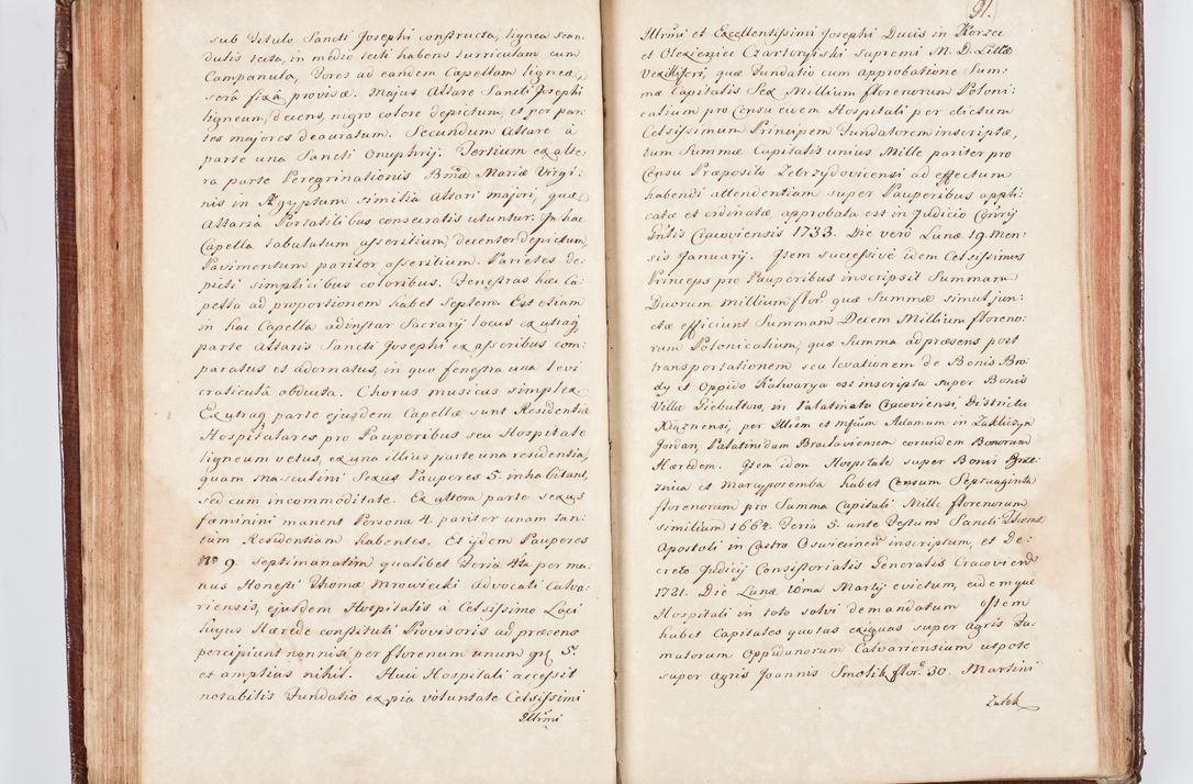Zdjęcie nr 104 dla obiektu archiwalnego: Visitatio ecclesiarum parachialium, praebendarum, capellarum, hospitalium atque confraternitatum, nec non beneficiorum in decanatu Scaviensi foraneo, dioecesis, archidiaconatus et officialatus Cracoviensis consistentiu, ex speciali mandato Cel. Principis R.D. Andreae Stanislai Kostka in Załuskie Załuski, episcopi Cracoviensis canonicum, parochialis s. Nicolai ad Cracowiam praepositum, delegatum extraordinarium visitatorem a.D. 1748 